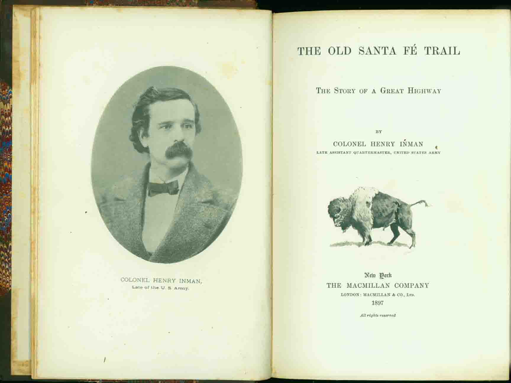 THE OLD SANTA FE TRAIL.