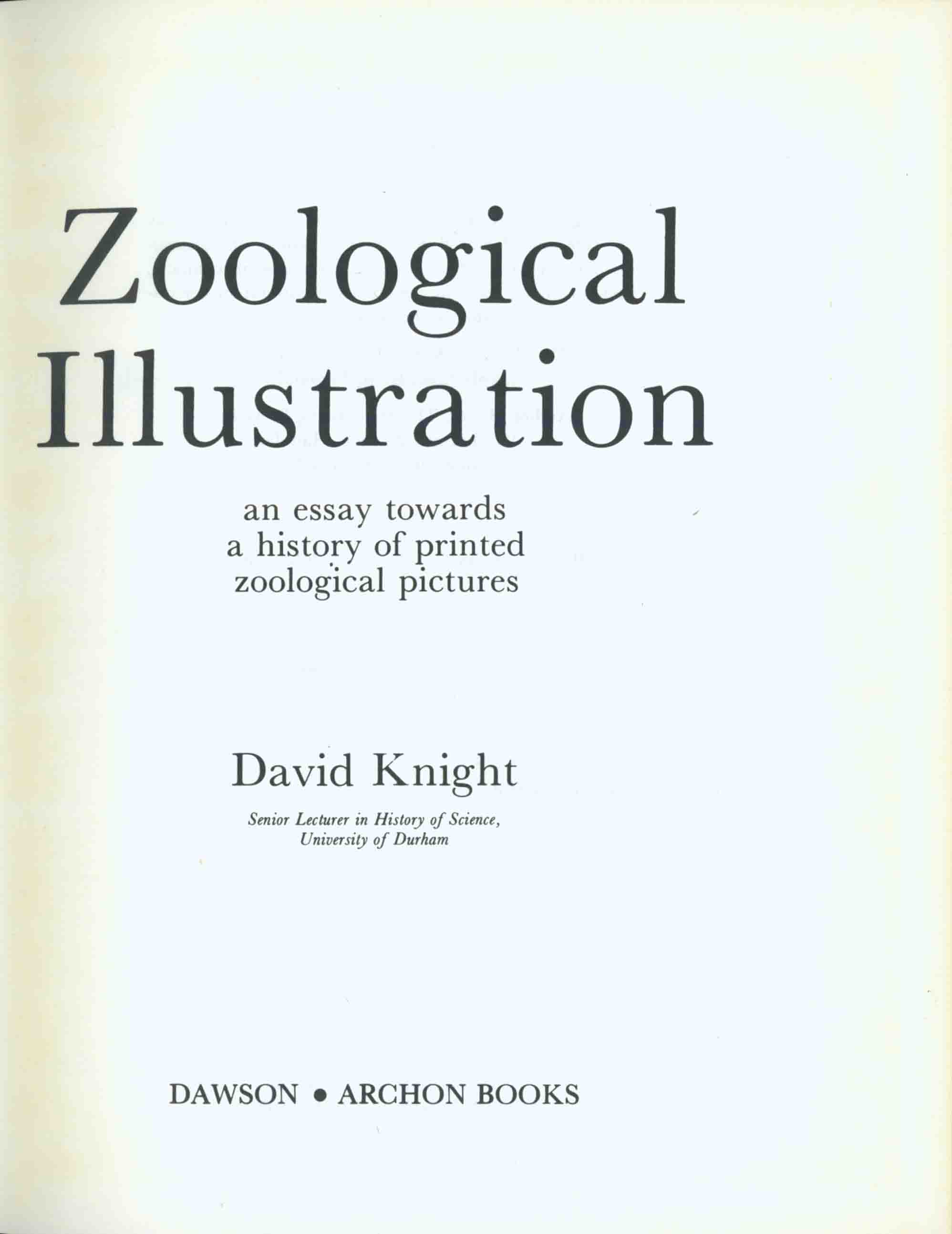 ZOOLOGICAL ILLUSTRATION