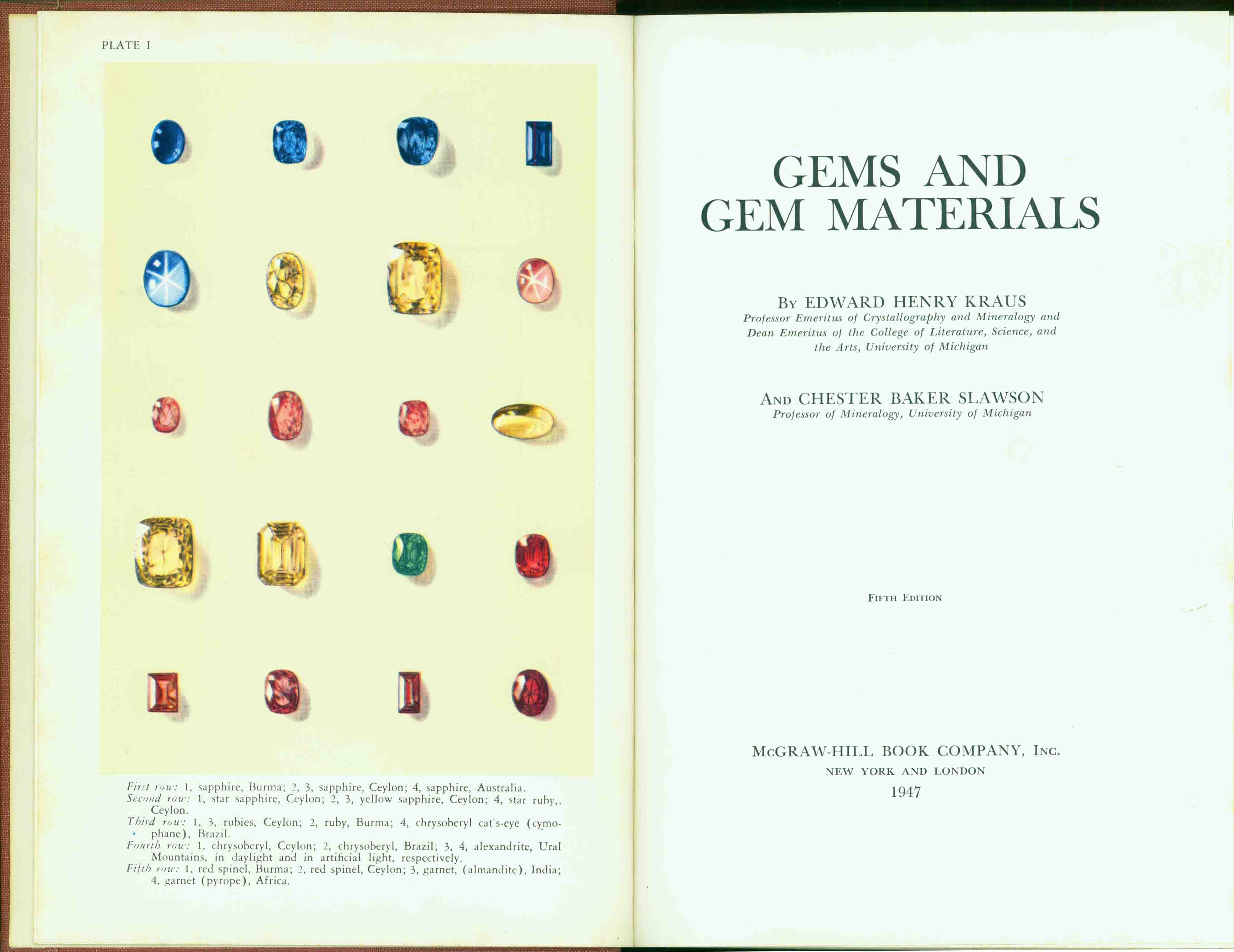 GEMS AND GEM MATERIALS.