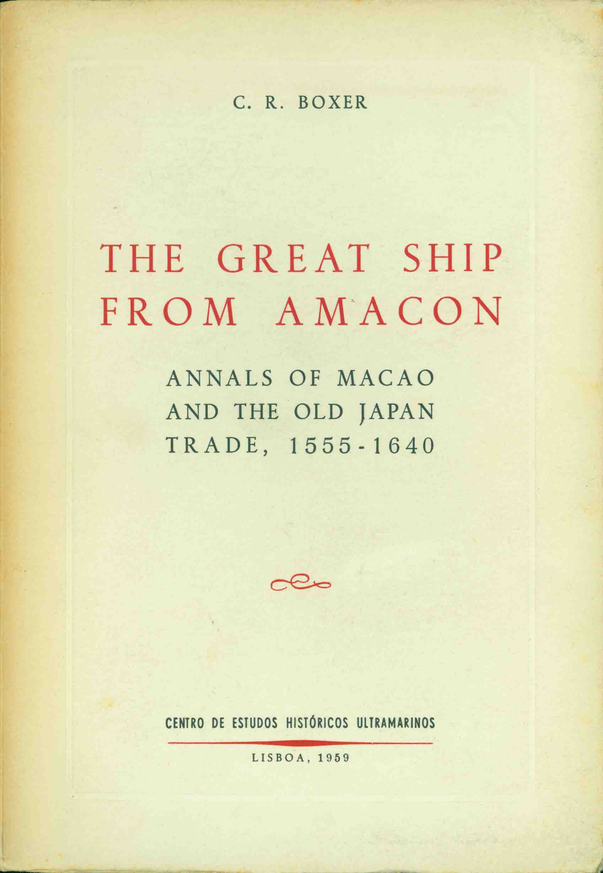 THE GREAT SHIP FROM AMACON.