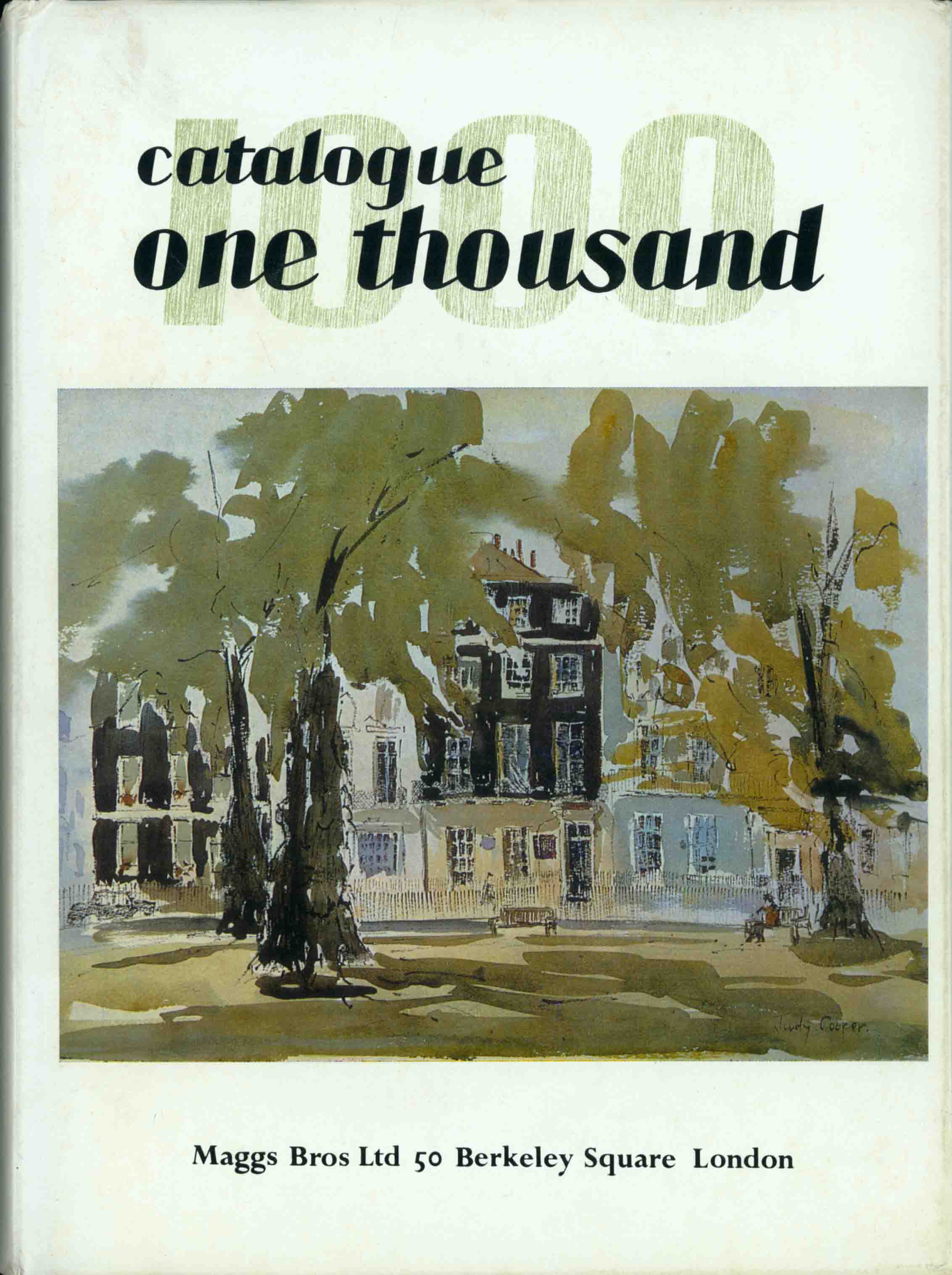 CATALOGUE ONE THOUSAND.