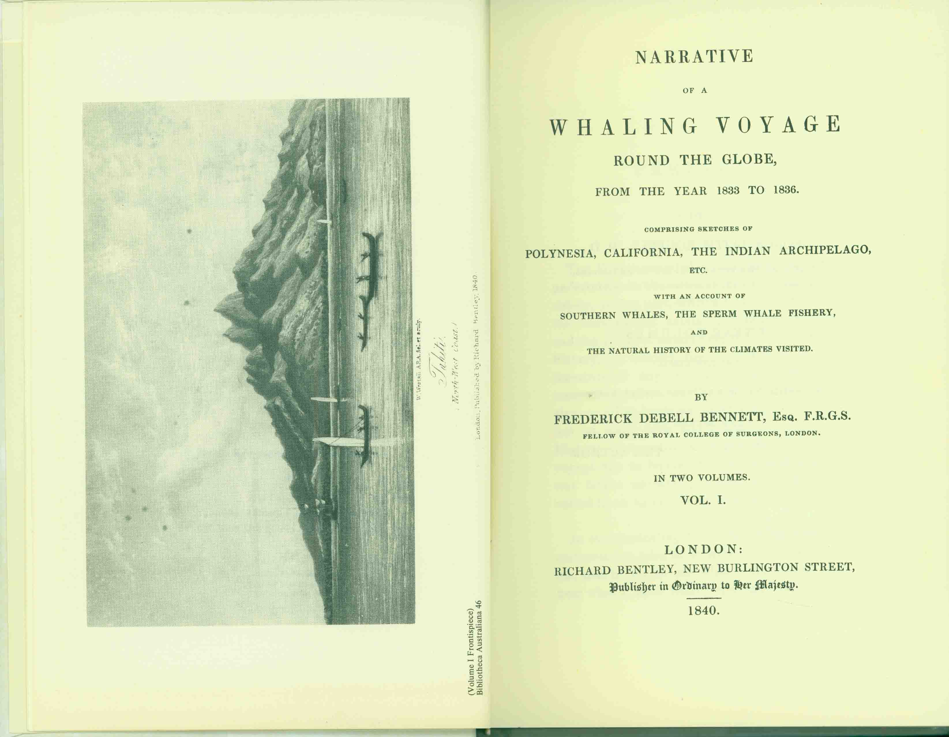 NARRATIVE OF A WHALING VOYAGE ROUND THE GLOBE,