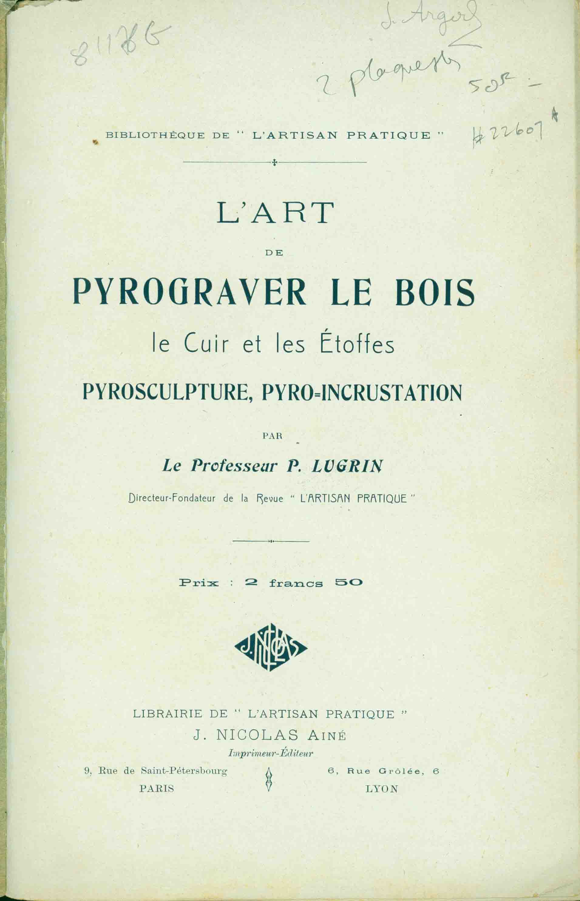 L'ART DE PYROGRAVER LE BOIS,