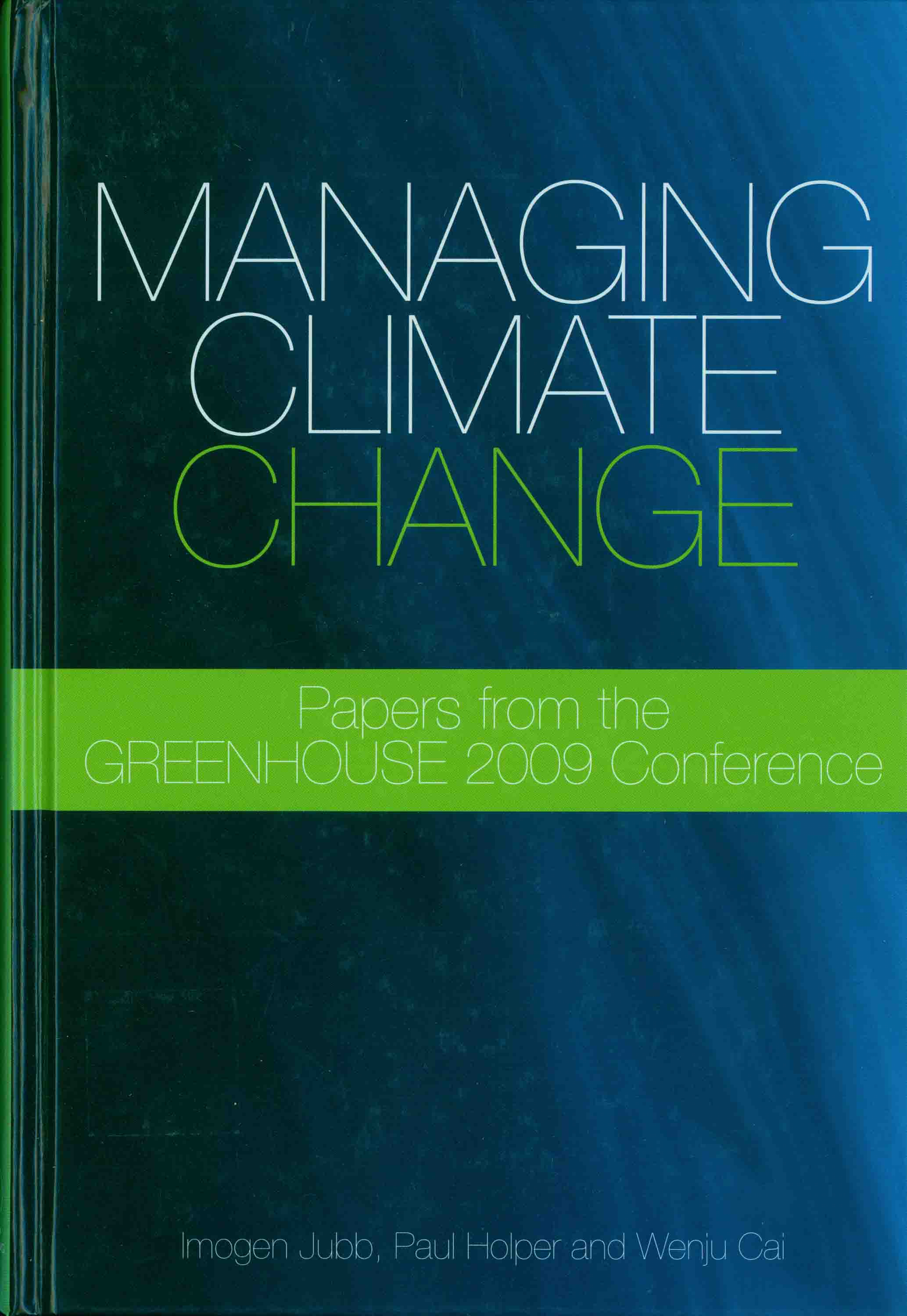 MANAGING CLIMATE CHANGE.