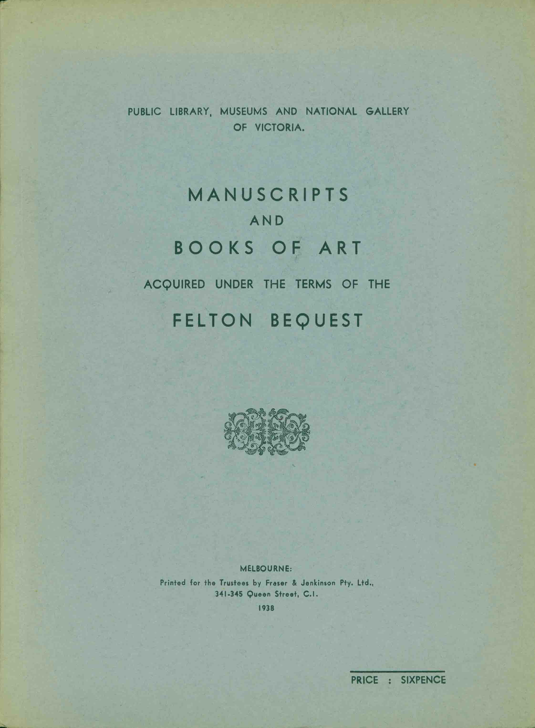 MANUSCRIPTS AND BOOKS OF ART