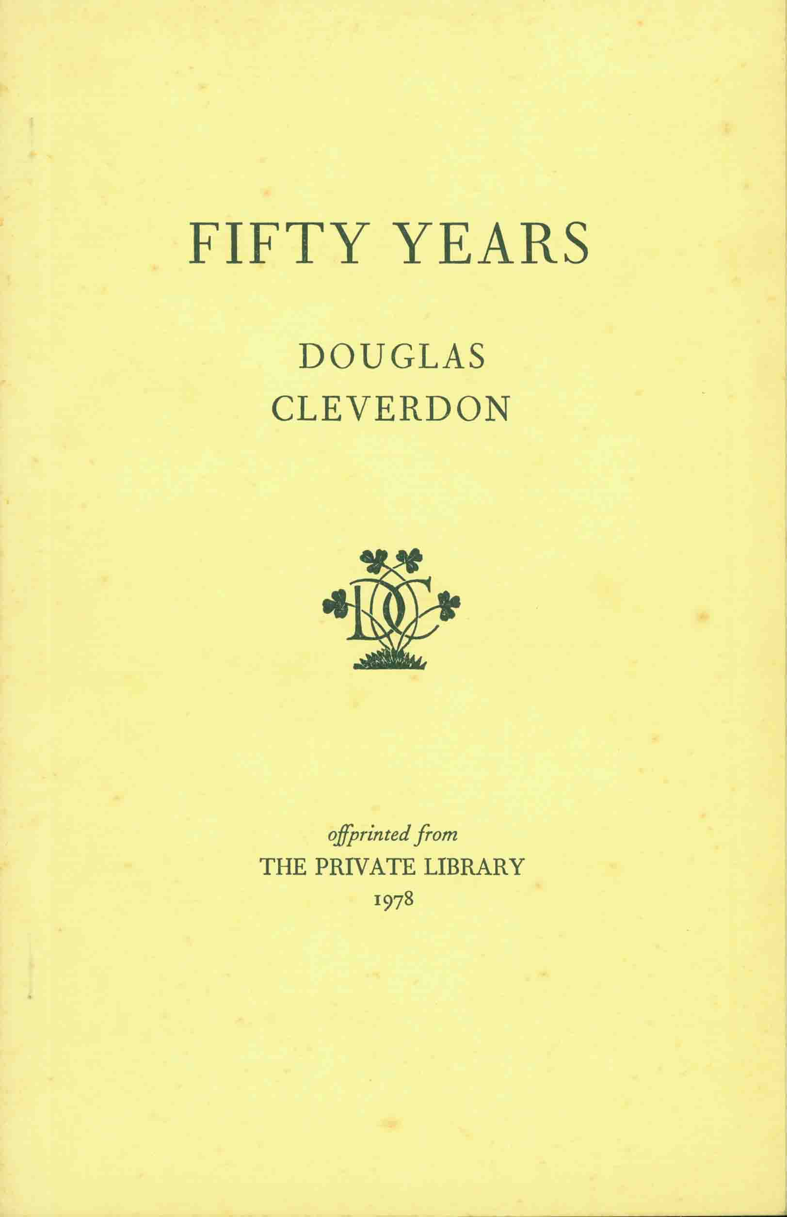 FIFTY YEARS.