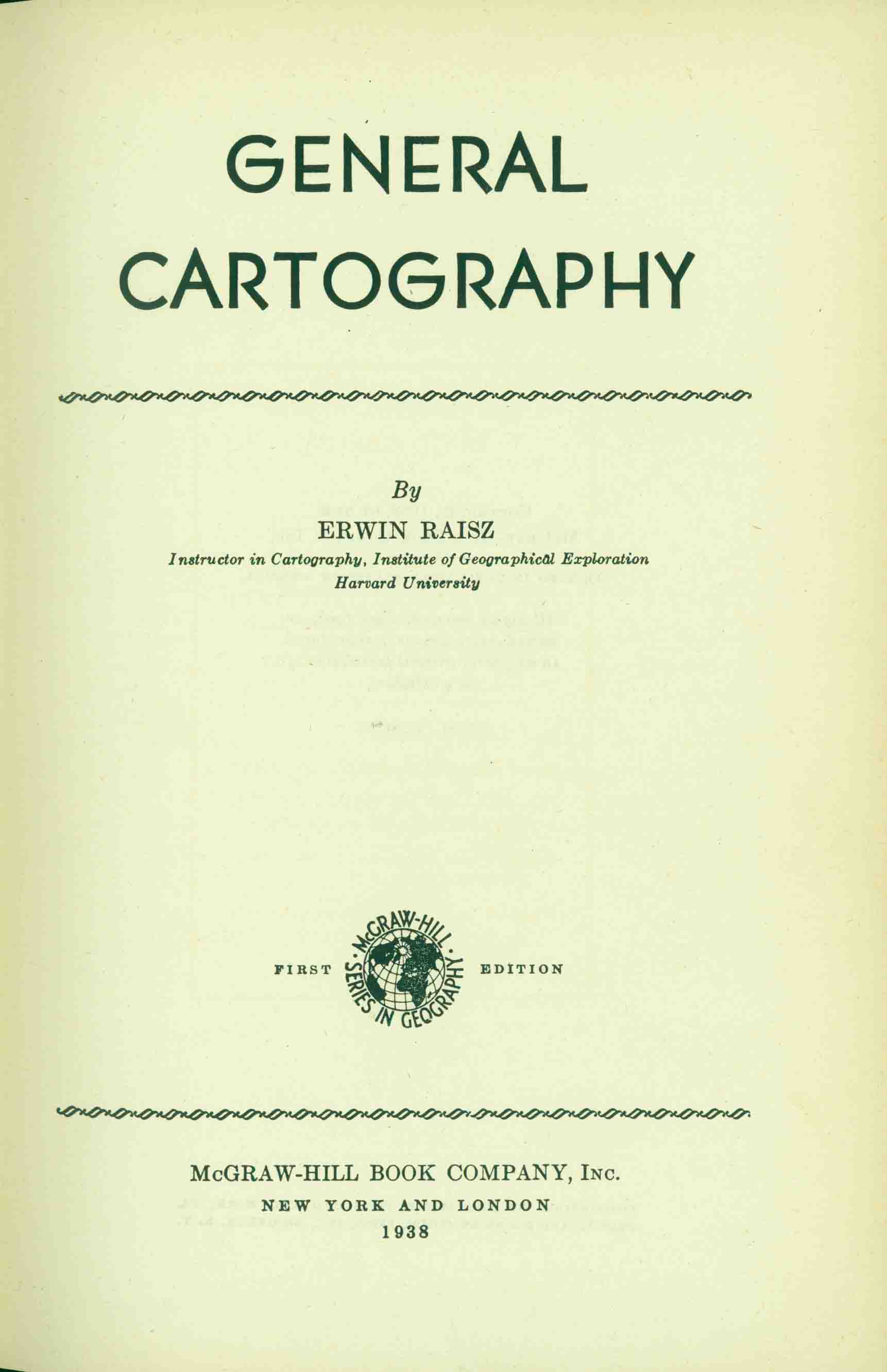GENERAL CARTOGRAPHY.