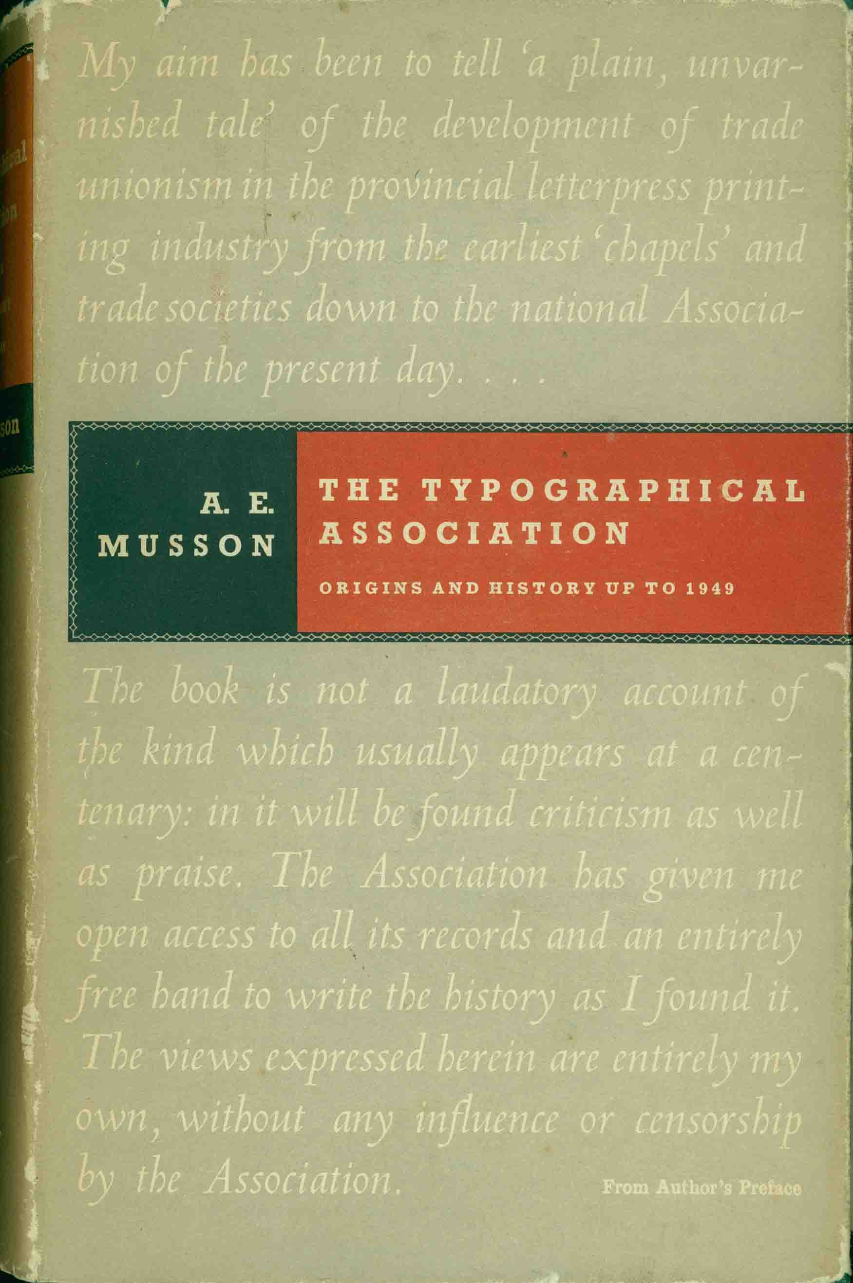 THE TYPOGRAPHICAL ASSOCIATION.