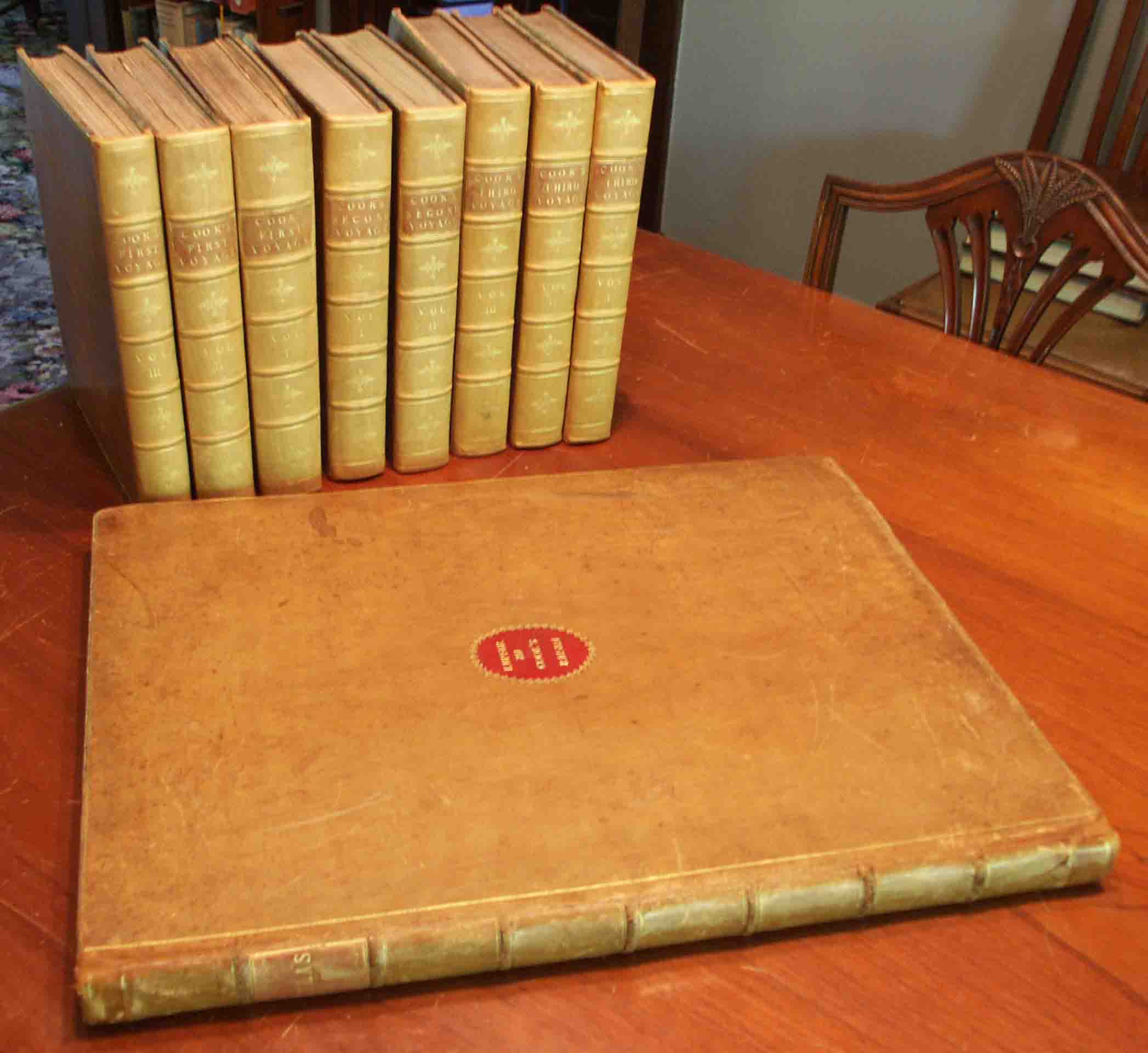THE OFFICIAL ACCOUNTS OF COOK'S THREE VOYAGES ROUND THE WORLD.