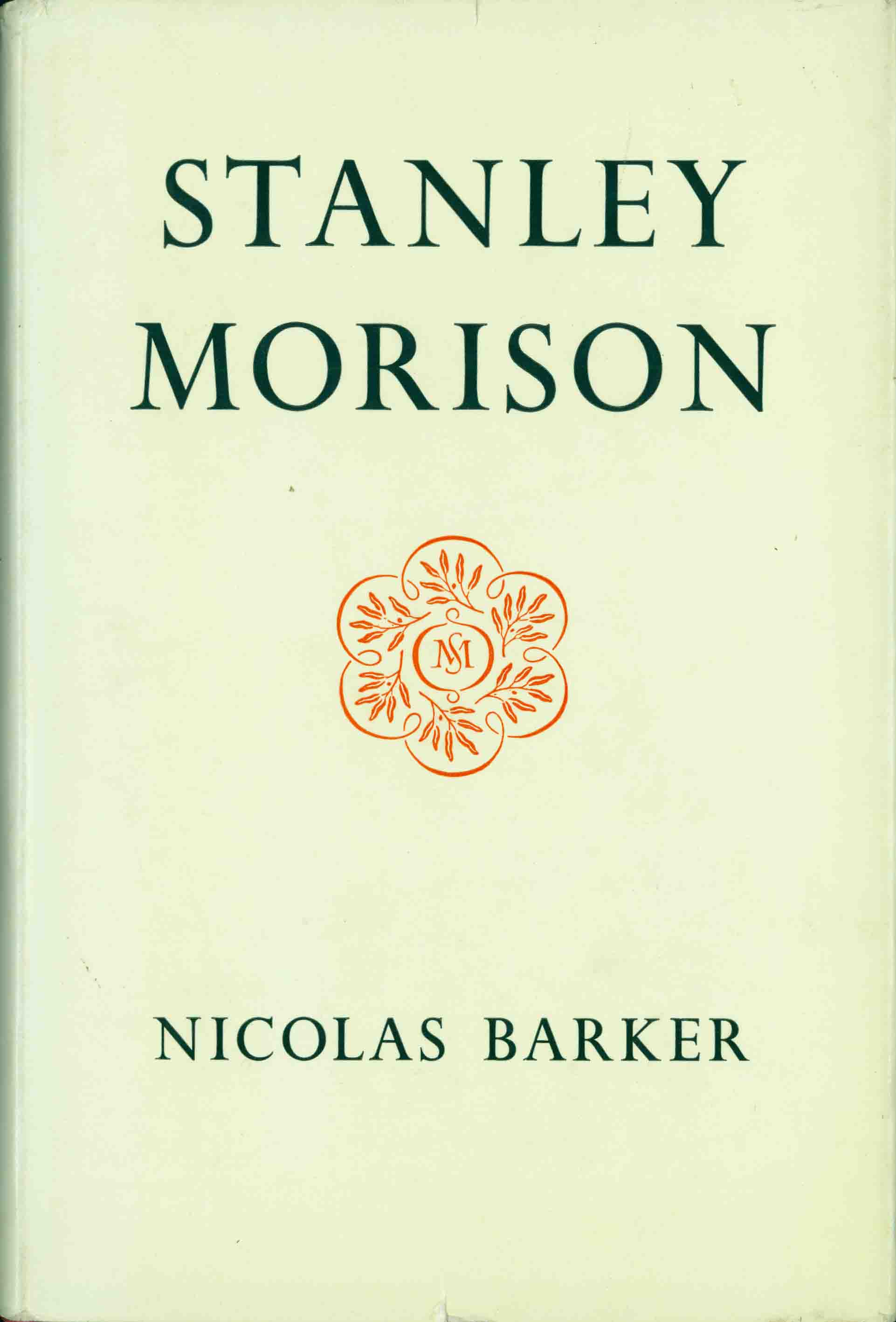 STANLEY MORISON.