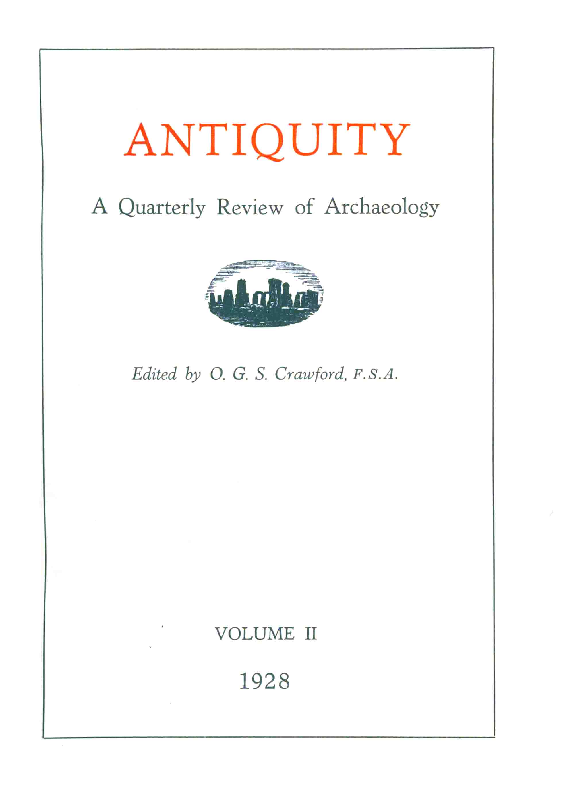 ANTIQUITY.