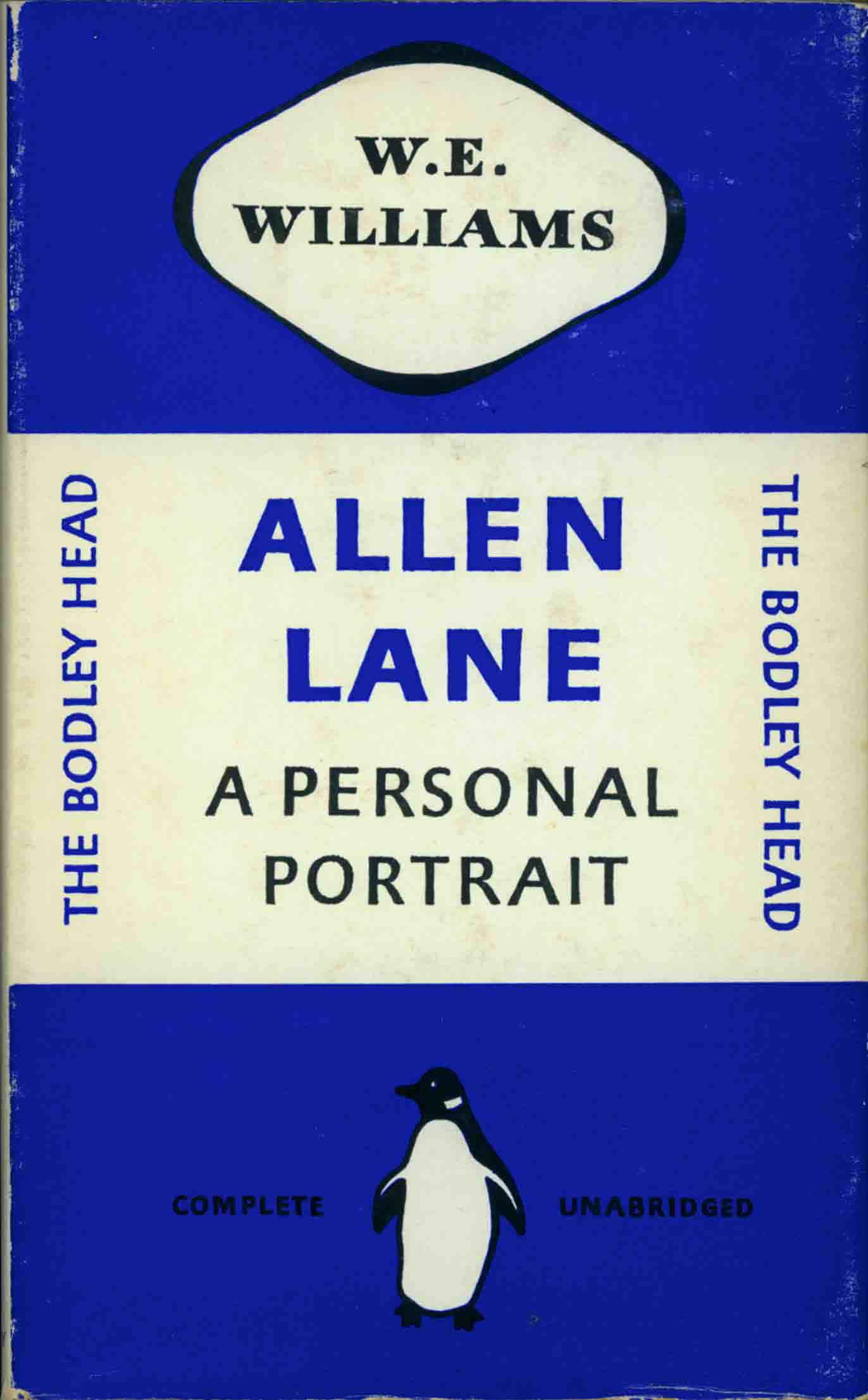 ALLEN LANE A PERSONAL PORTRAIT.