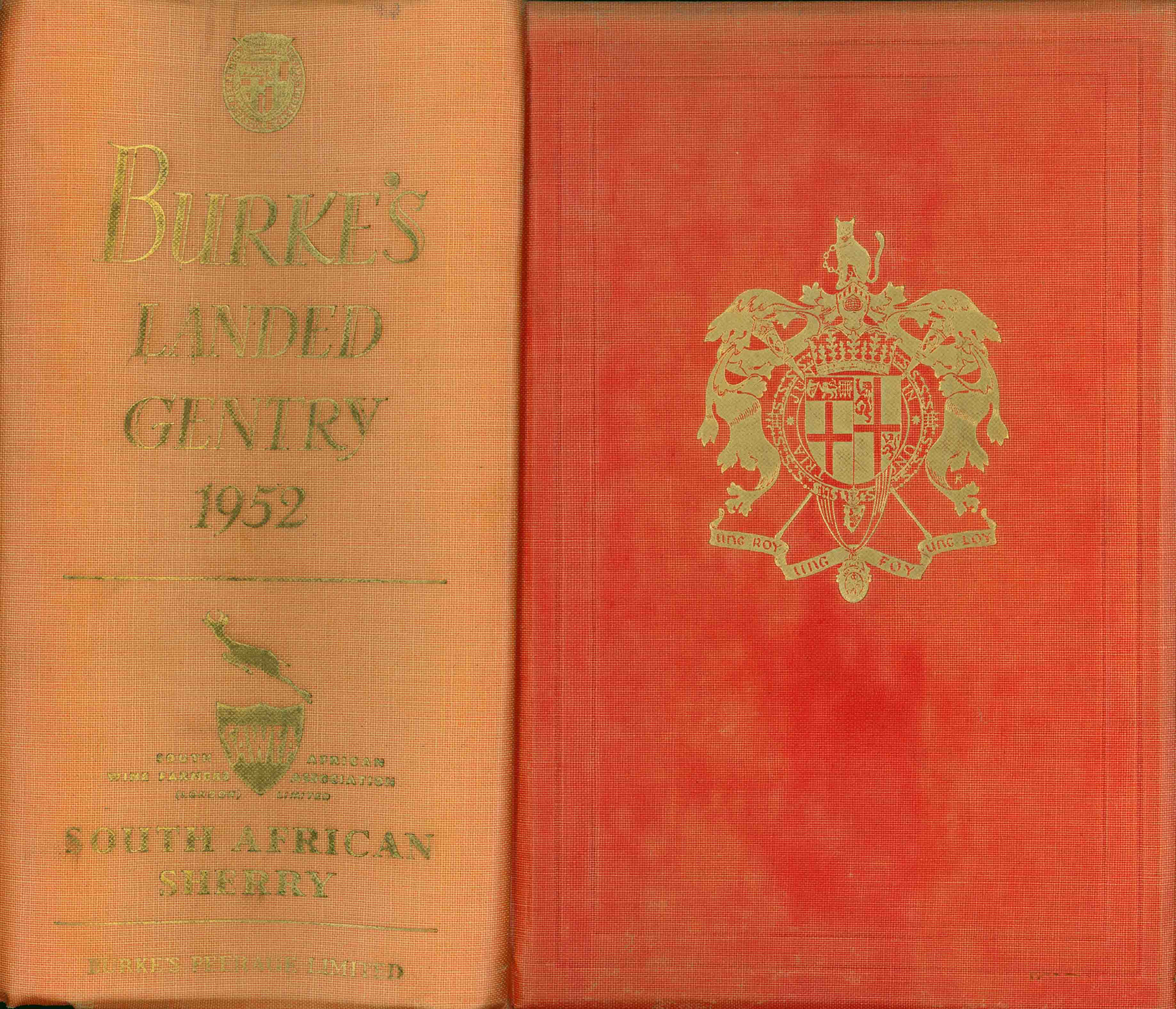 BURKE'S GENEALOGICAL AND HERALDIC HISTORY OF THE PEERAGE, BARONETAGE ...