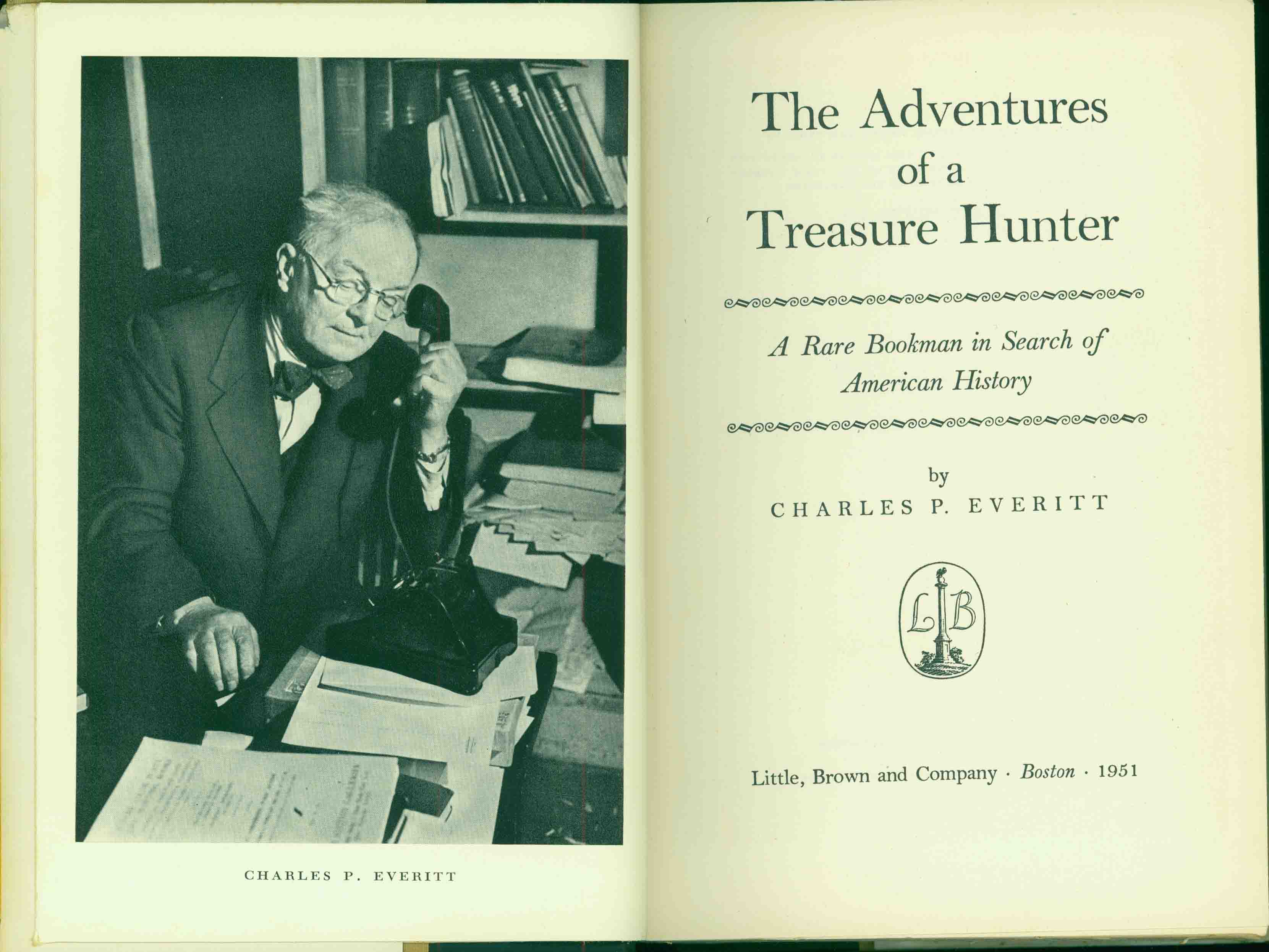 THE ADVENTURES OF A TREASURE HUNTER.