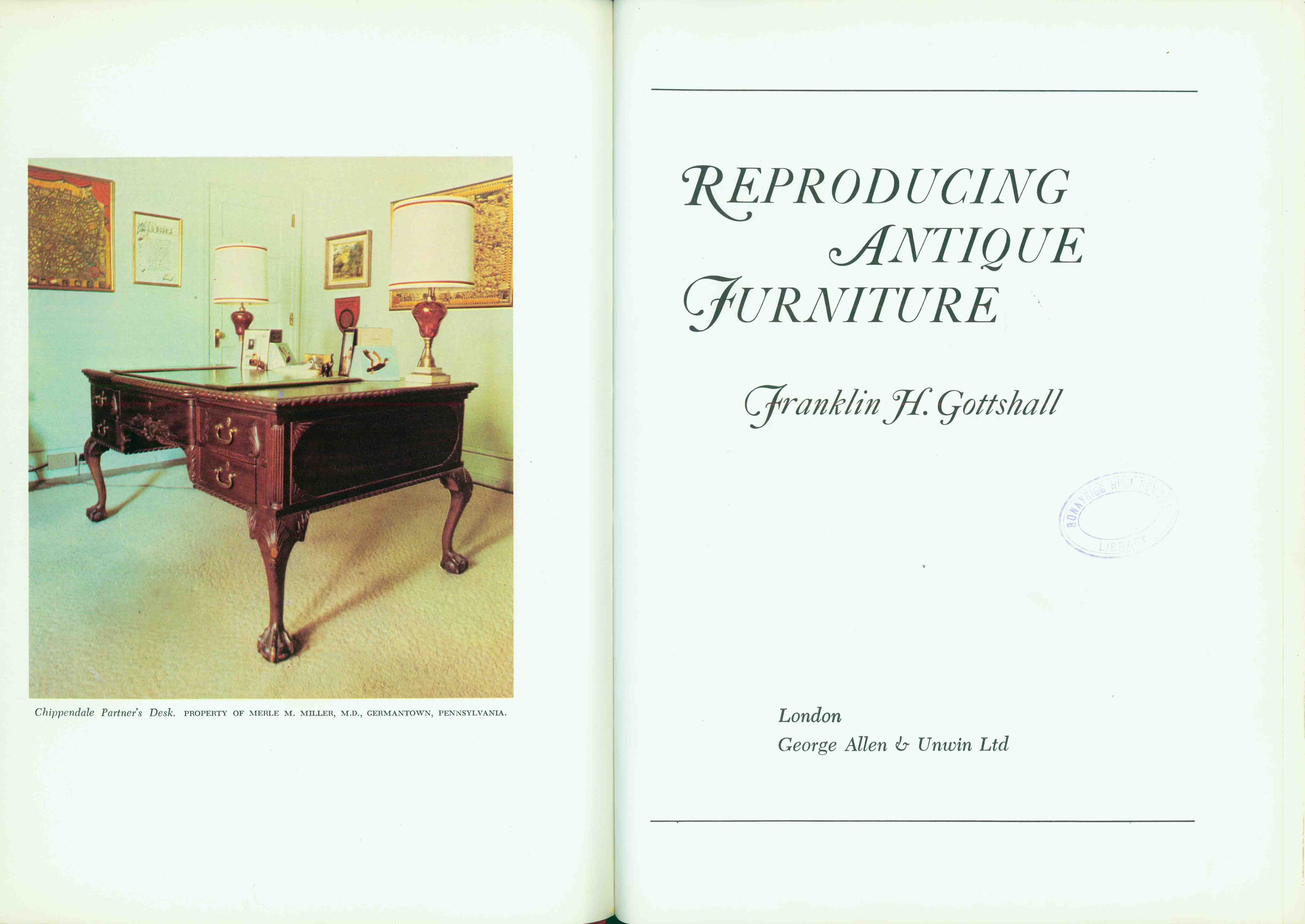 REPRODUCING ANTIQUE FURNITURE.