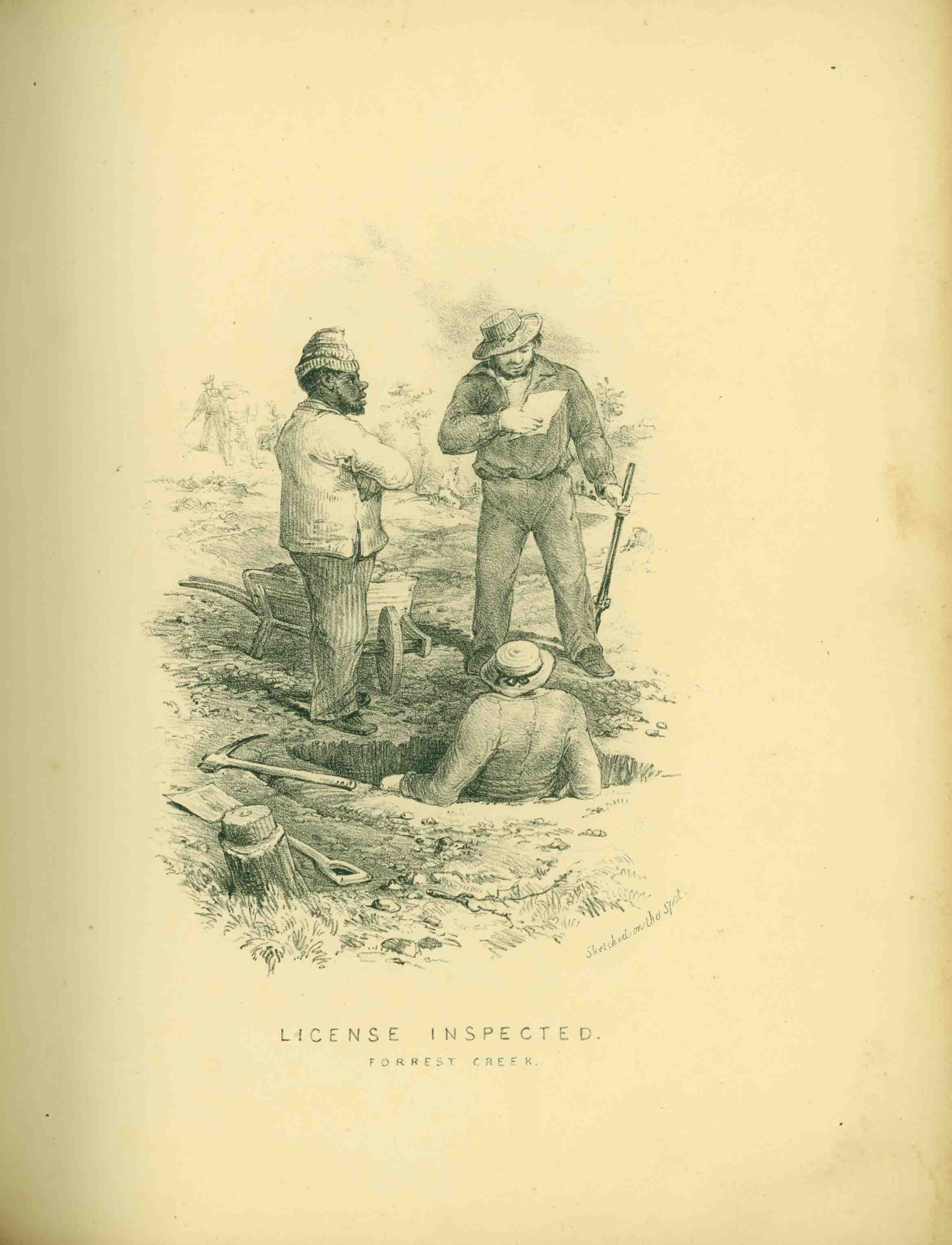 SKETCHES OF THE VICTORIA GOLD DIGGINGS AND DIGGERS, AS THEY ARE,