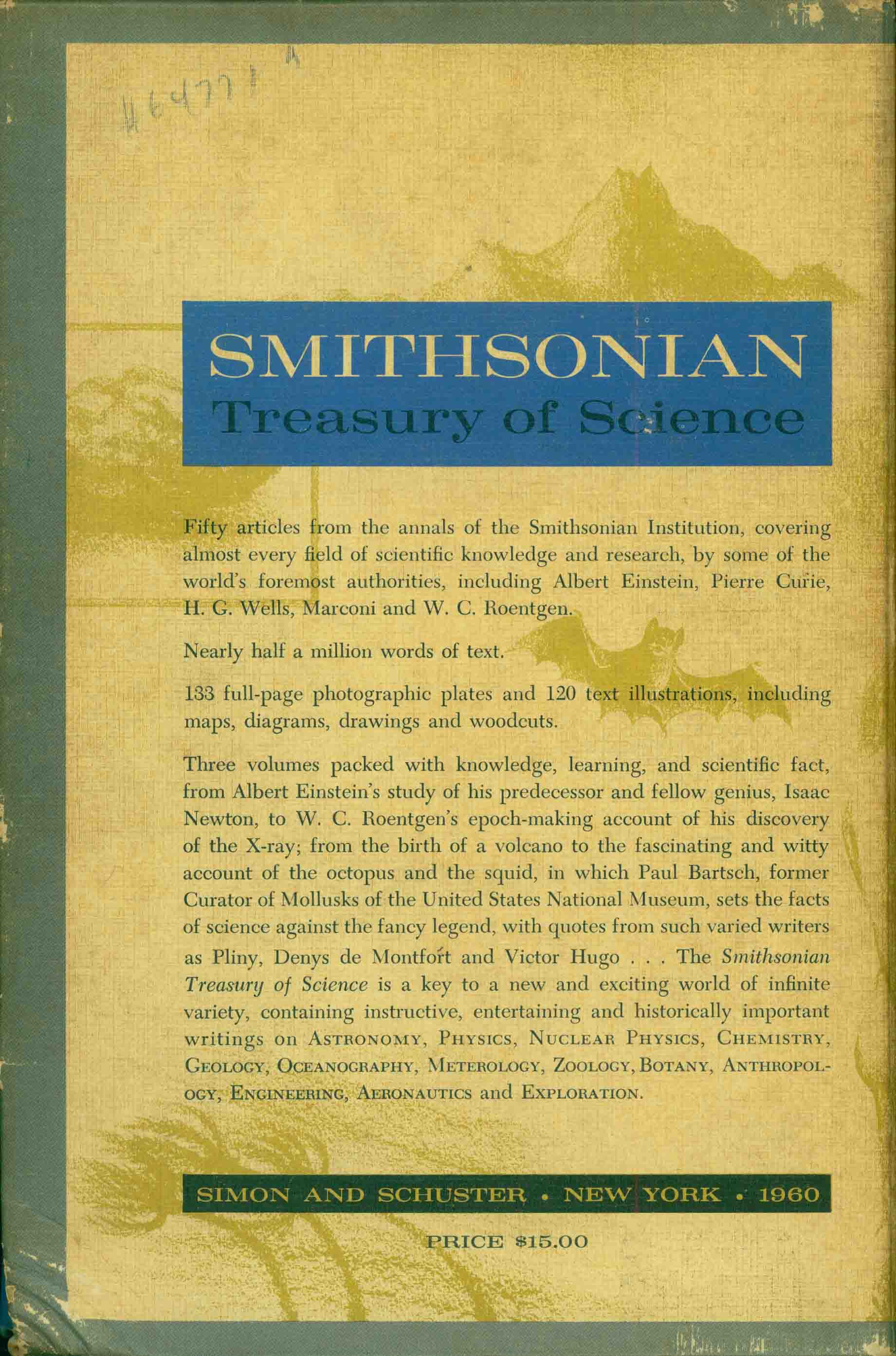 SMITHSONIAN TREASURY OF SCIENCE.
