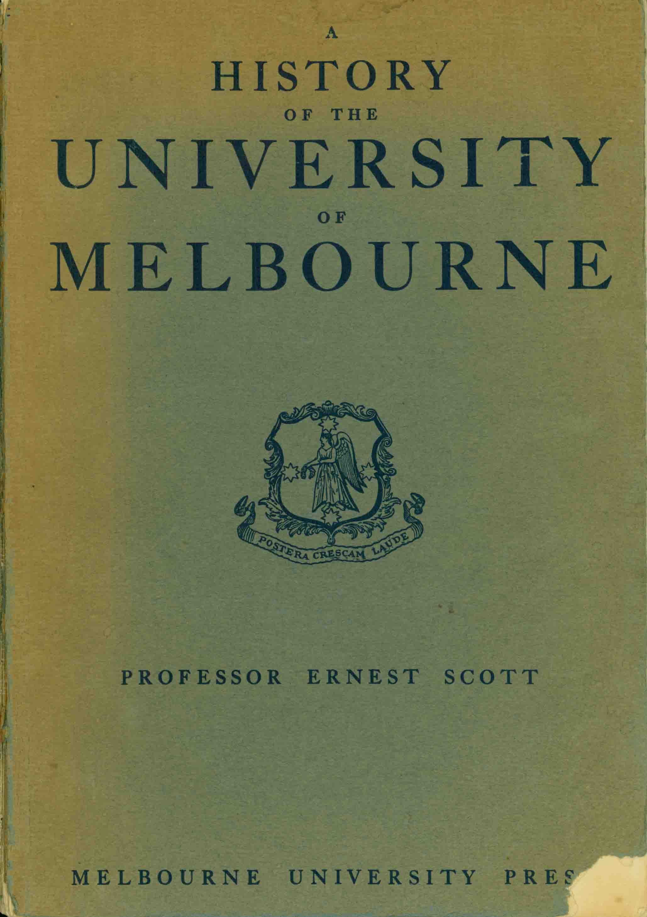 university of melbourne phd history