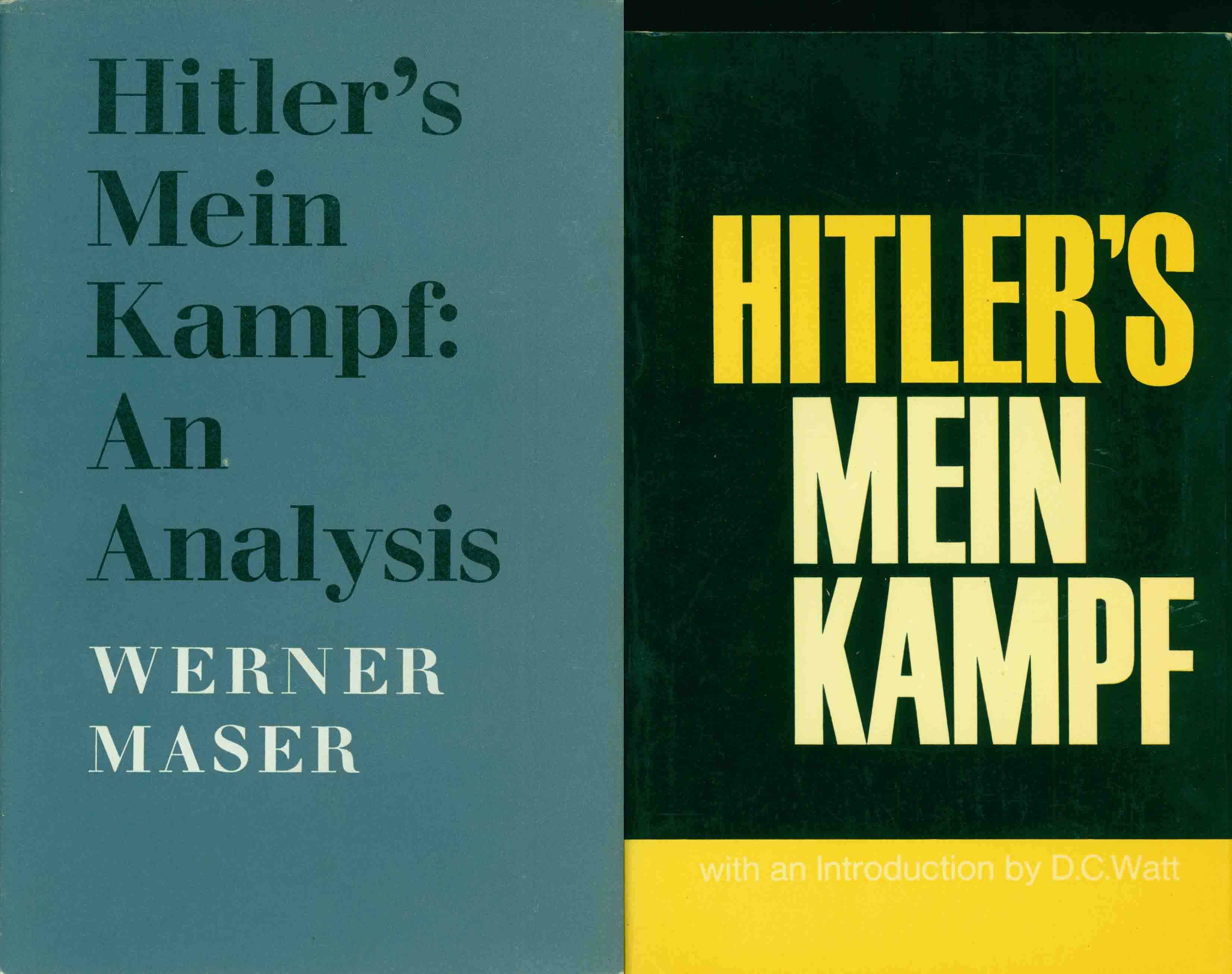 HITLER'S MEIN KAMPF: