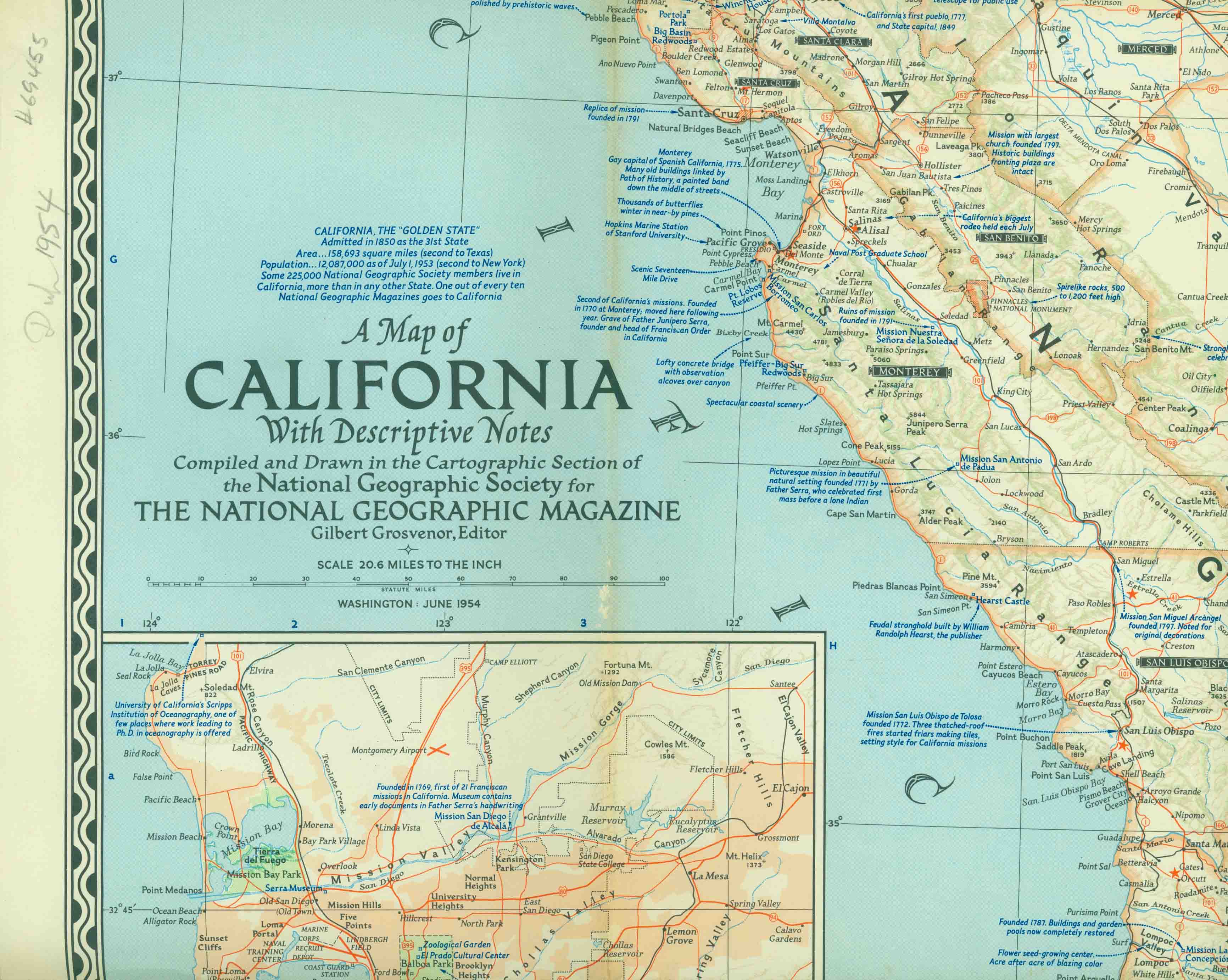A MAP OF CALIFORNIA.