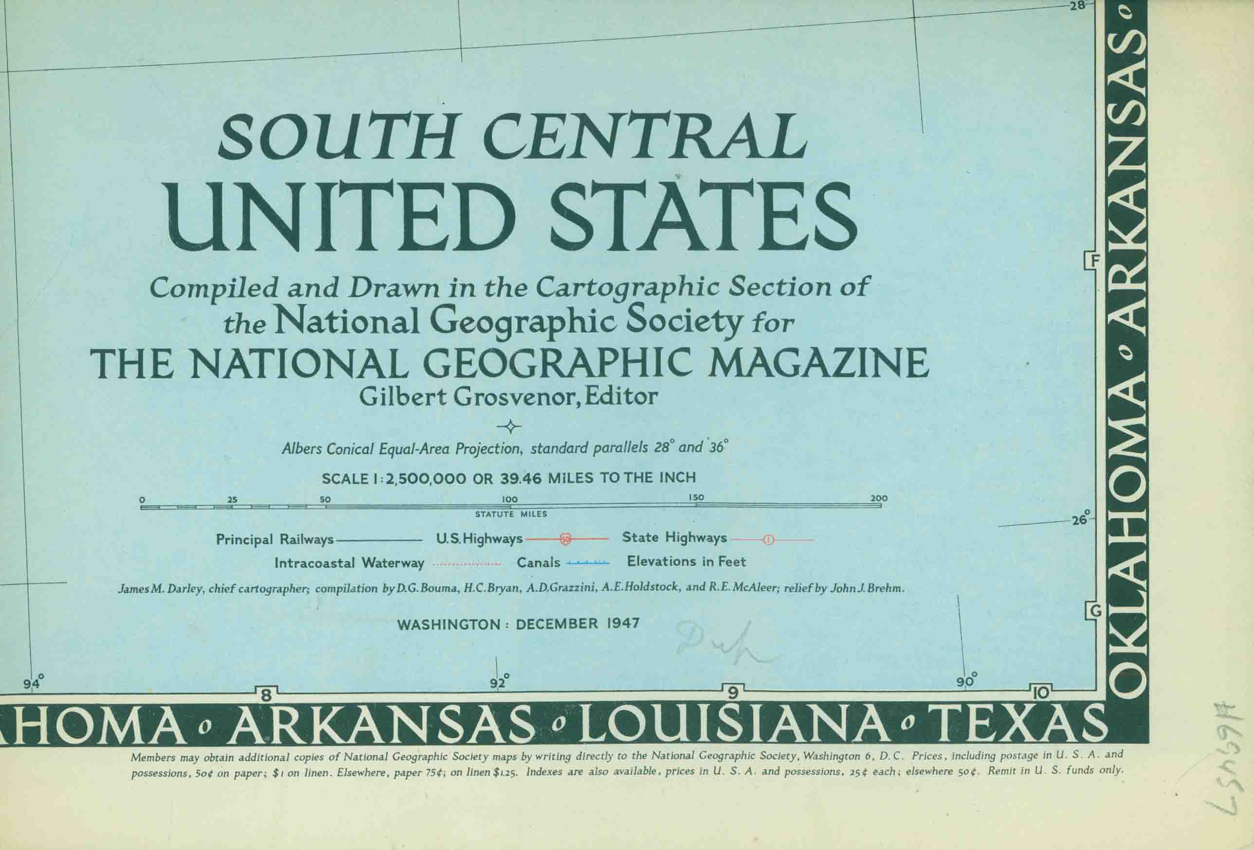 SOUTH CENTRAL UNITED STATES.