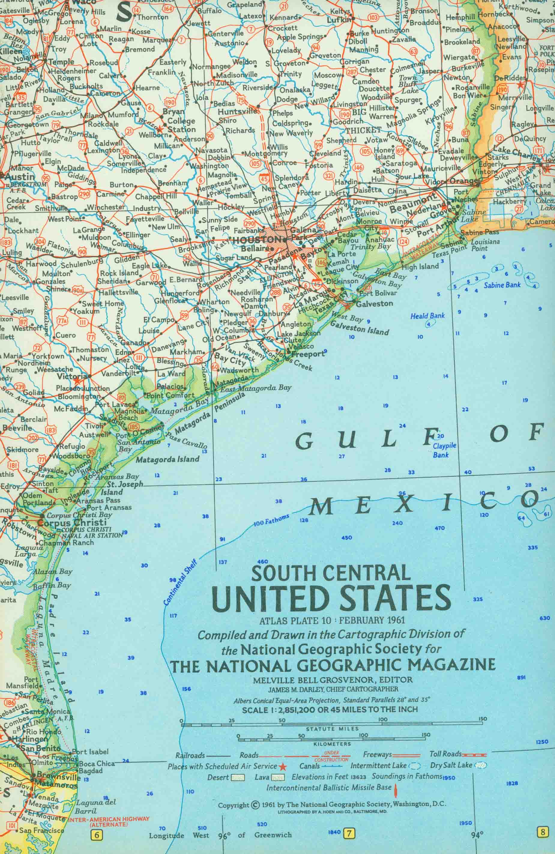 SOUTH CENTRAL UNITED STATES.