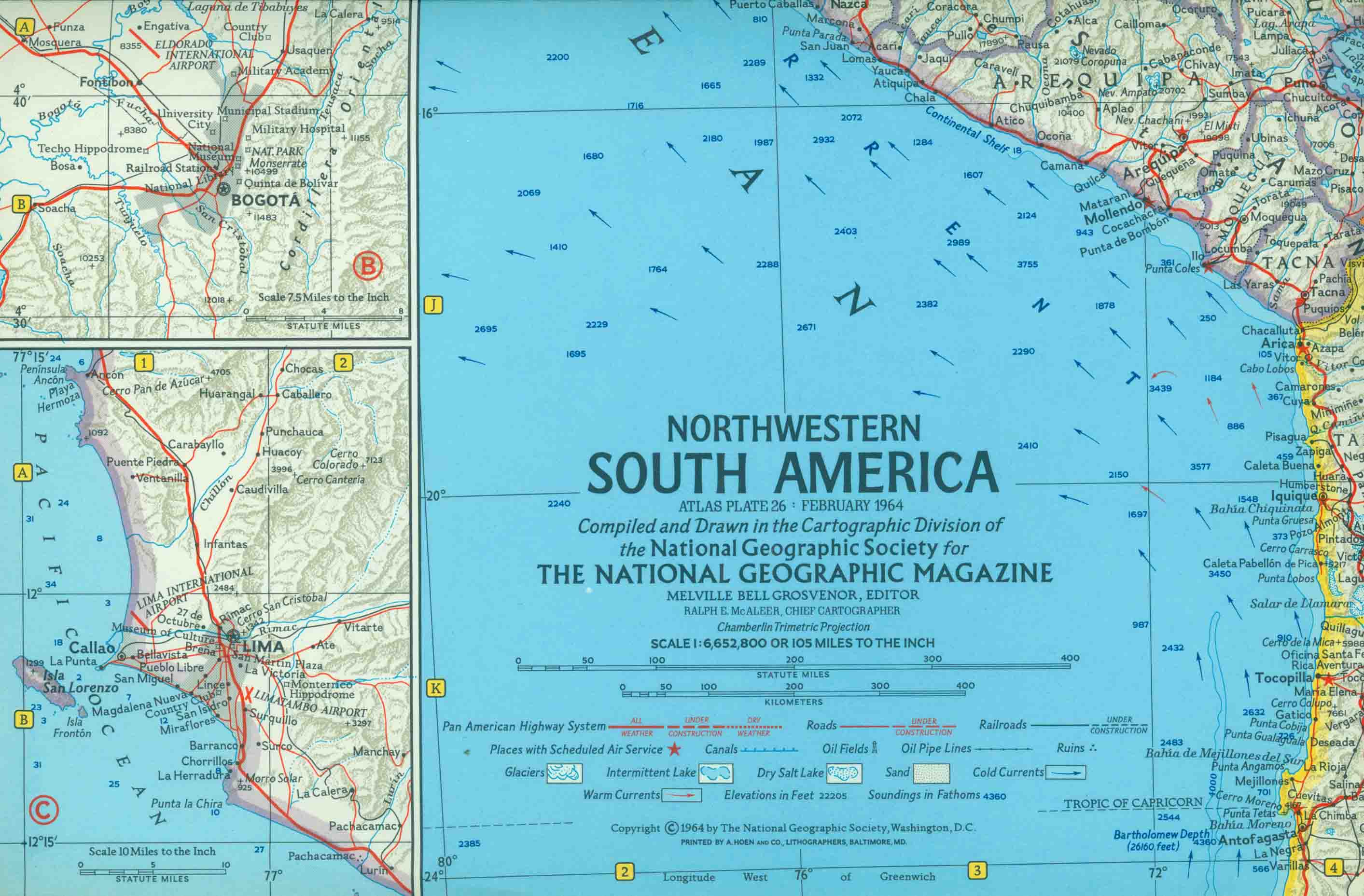 NORTHWESTERN SOUTH AMERICA.