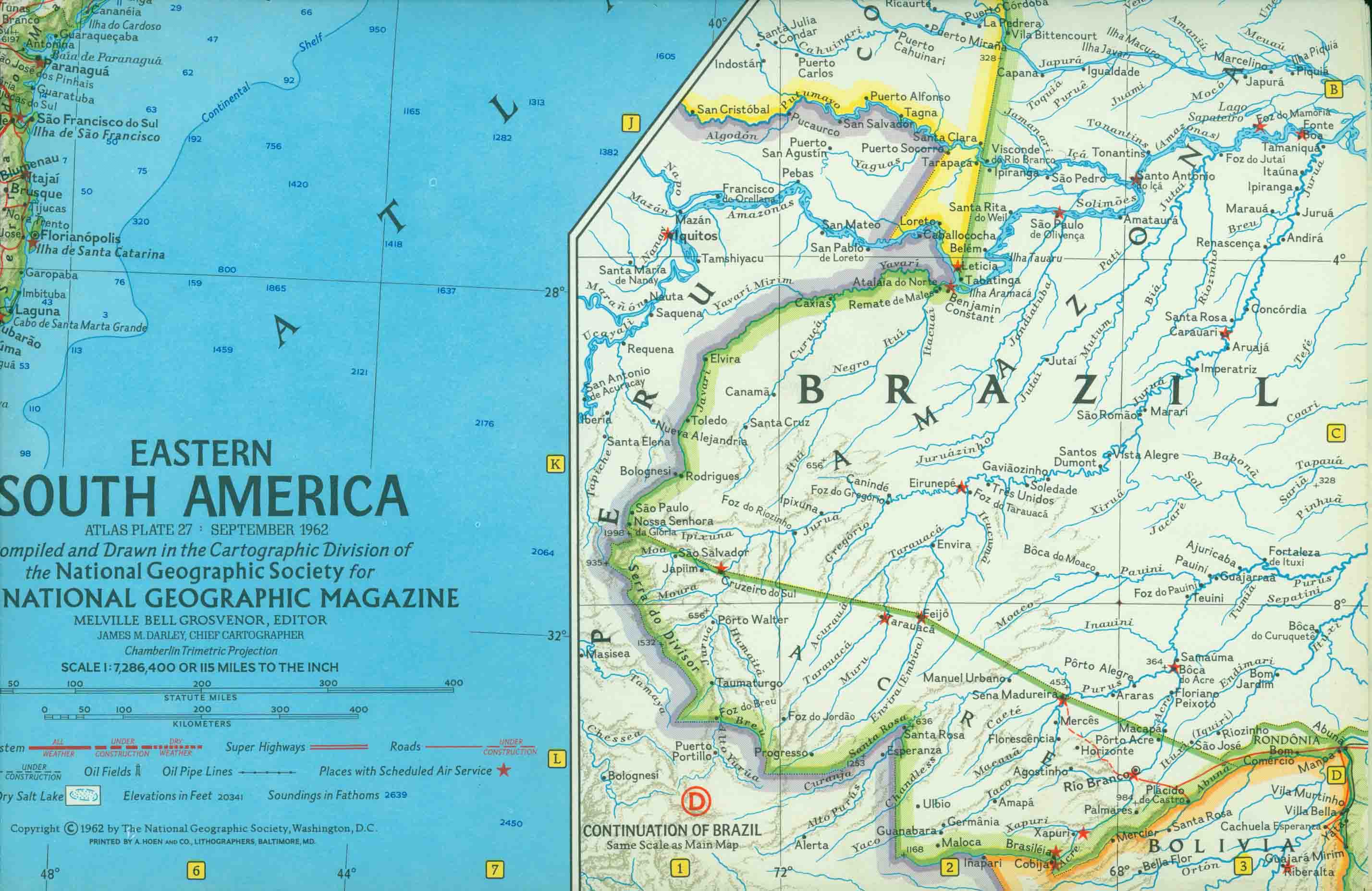 EASTERN SOUTH AMERICA.