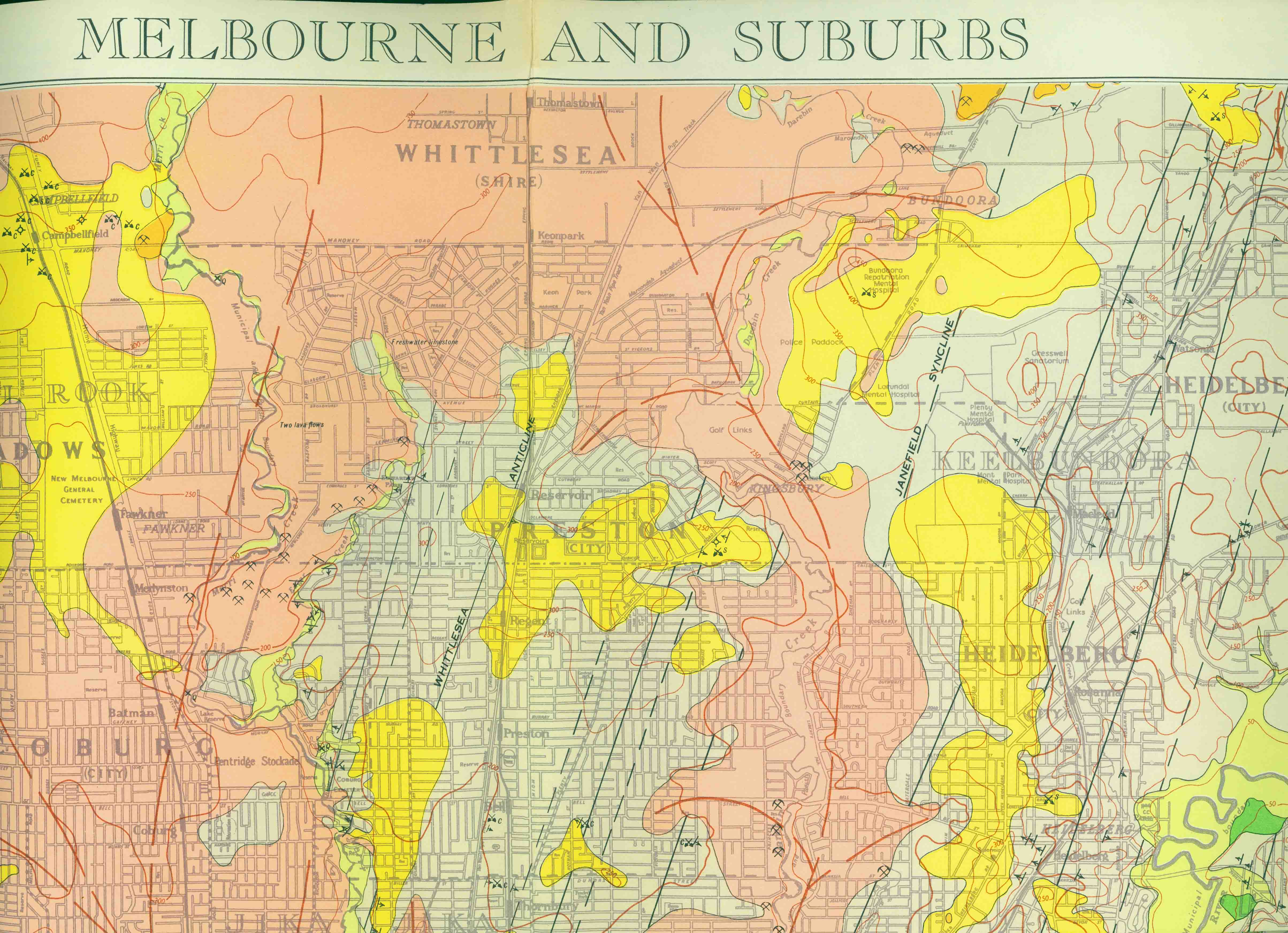 MELBOURNE AND SUBURBS.