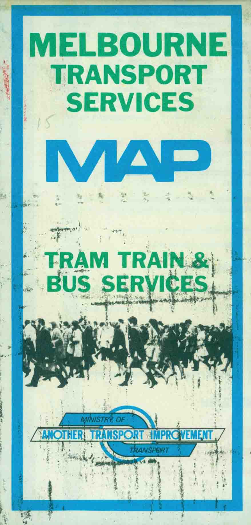 MELBOURNE TRANSPORT SERVICES MAP.