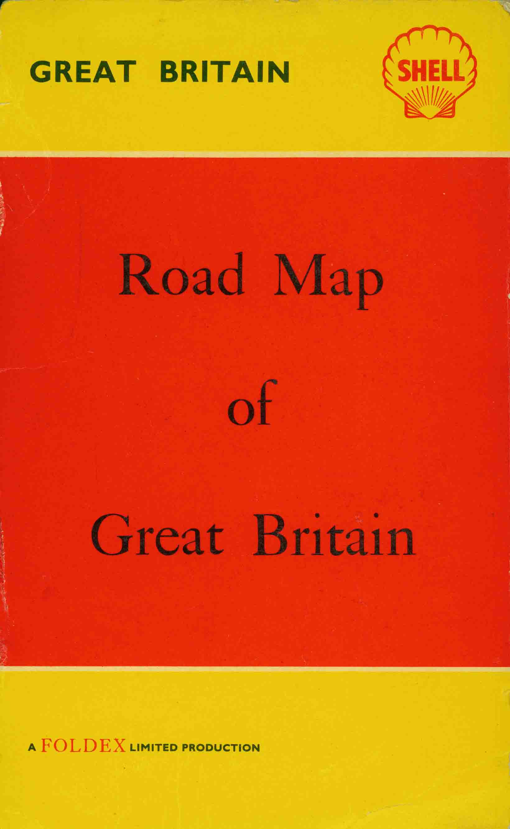 ROAD MAP OF GREAT BRITAIN.