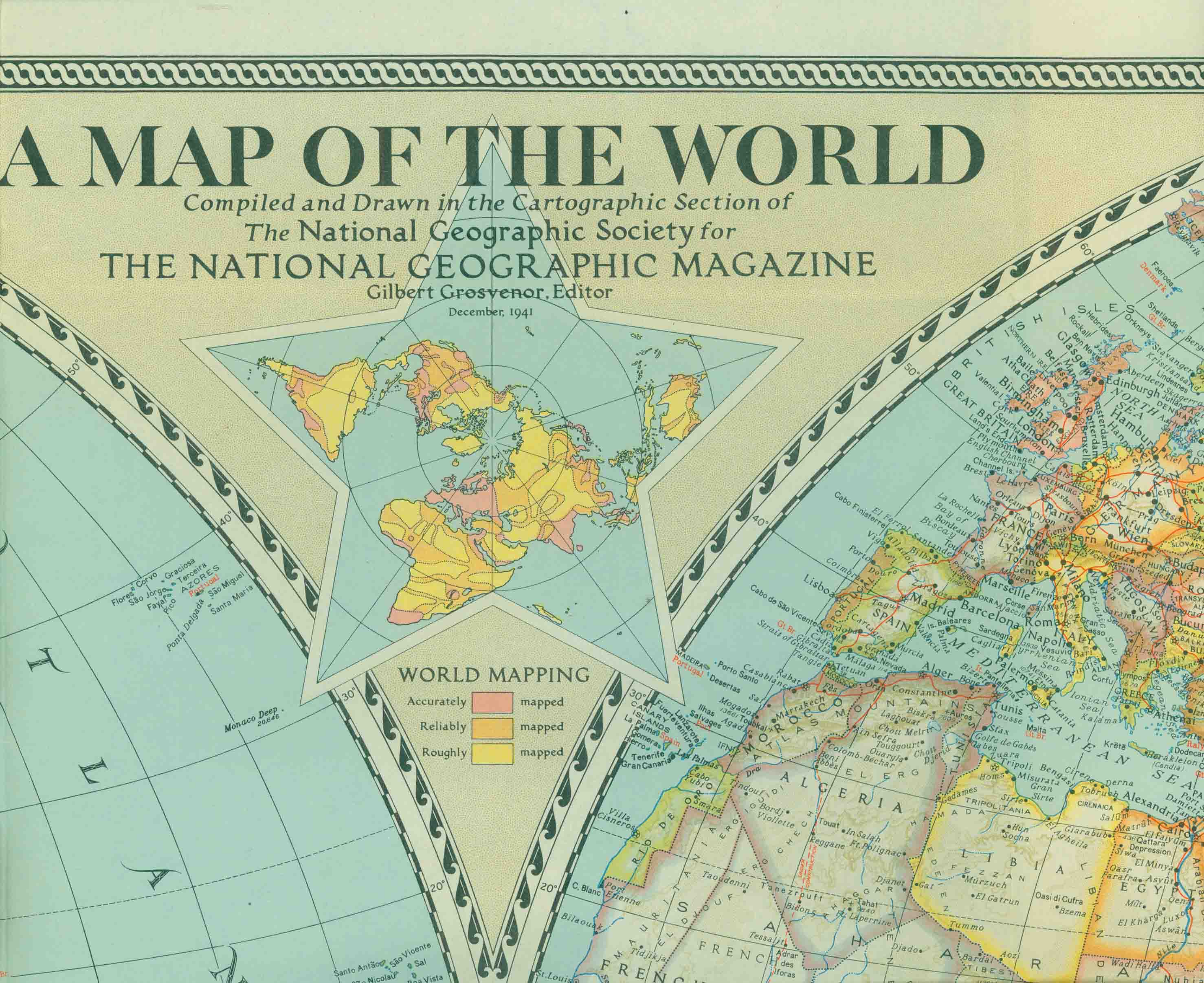 A MAP OF THE WORLD.