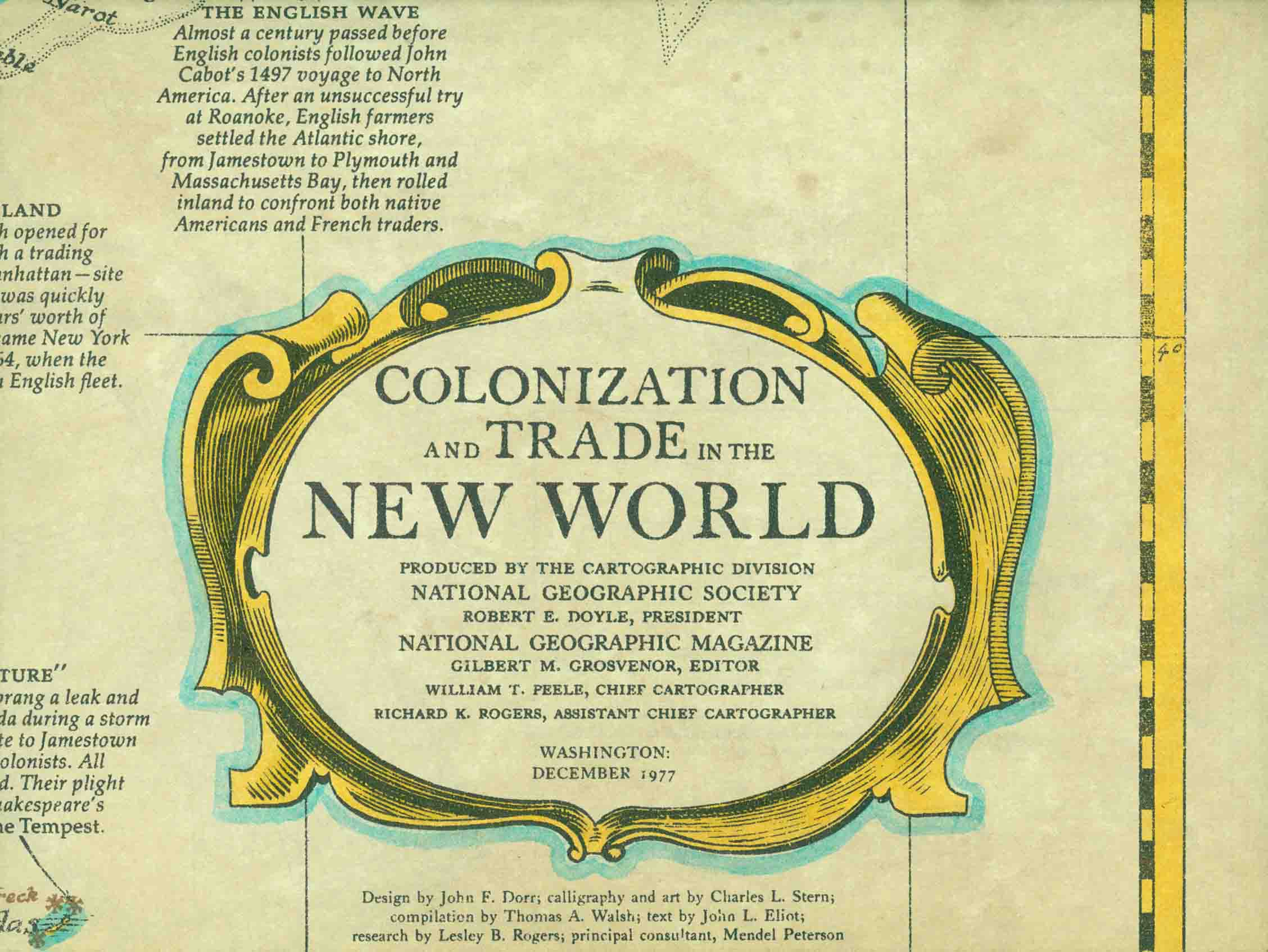 COLONIZATION AND TRADE IN THE NEW WORLD.