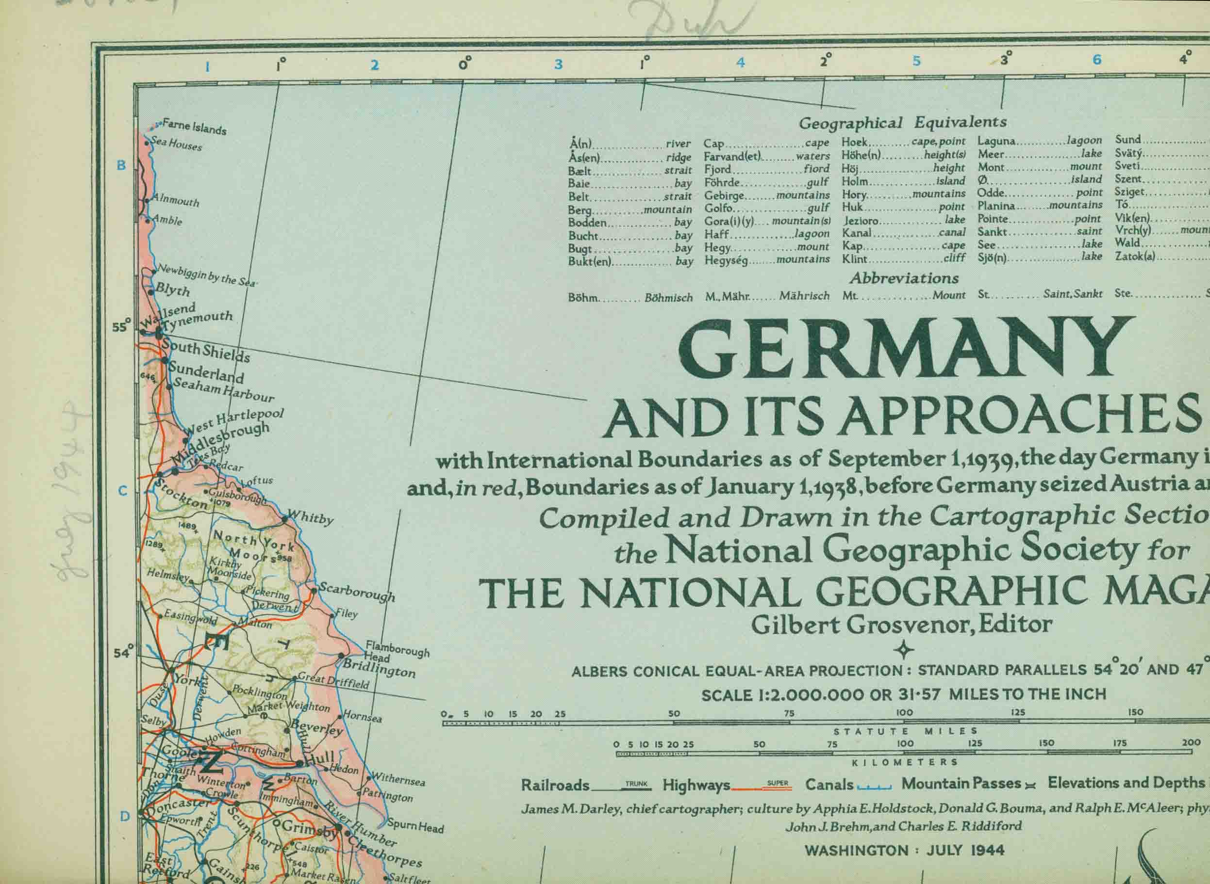 GERMANY AND ITS APPROACHES